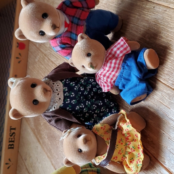 VINTAGE "Best Friends" Bear and Raccoon Set - Picture 3 of 8